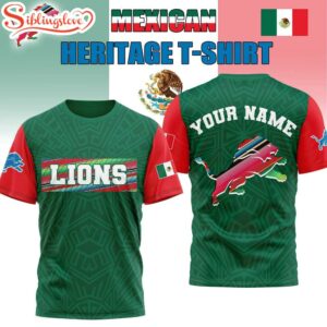 Custom Name Detroit Lions Mexican&hellip;