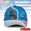 Custom Name Detroit Lions NFL Harley Davidson 3D Baseball Cap