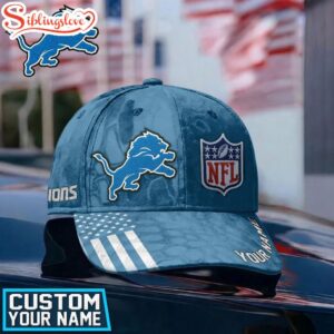 Custom Name Detroit Lions NFL Heritage Classic Cap For Fans