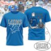 Custom Name Detroit Lions NFL Legacy Father Day 3D T-Shirt For Fans