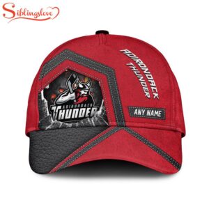 Custom Name ECHL Adirondack Thunder Baseball Classic Cap For Fans