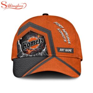 Custom Name ECHL Fort Wayne Komets Baseball Classic Cap For Fans