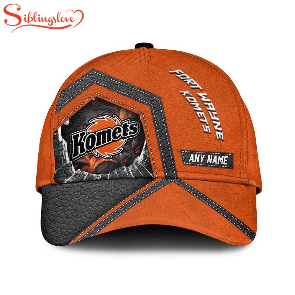 Custom Name ECHL Fort Wayne Komets Baseball Classic Cap For Fans 1 Custom Name ECHL Fort Wayne Komets Baseball Classic Cap For Fans