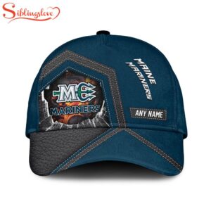 Custom Name ECHL Maine Mariners Baseball Classic Cap For Fans
