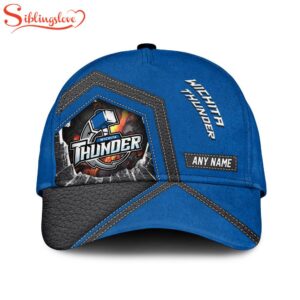 Custom Name ECHL Wichita Thunder Baseball Classic Cap For Fans
