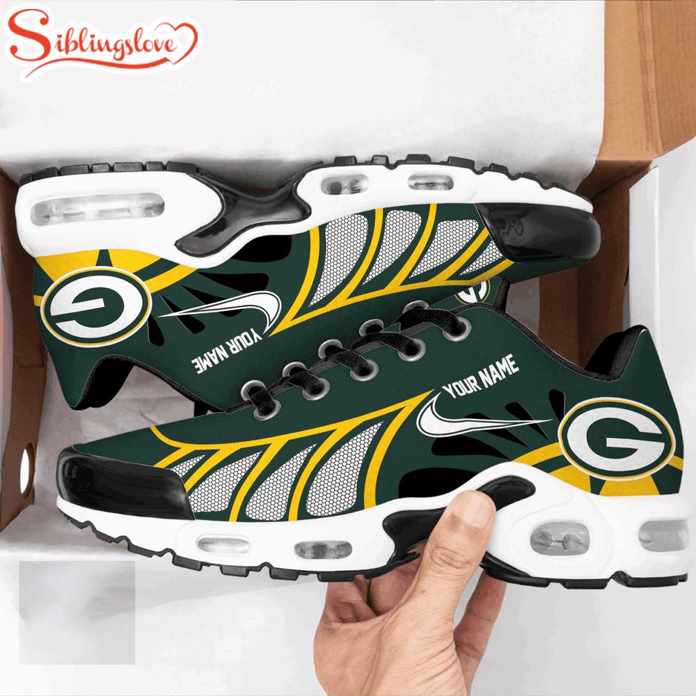 Custom Name Green Bay Packers Air Max Plus Shoes For Fans Custom Name Green Bay Packers Air Max Plus Shoes For Fans