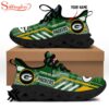 Custom Name Green Bay Packers NFL Sport Max Soul Shoes