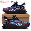 Custom Name Houston Texans NFL Sport Max Soul Shoes