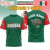 Custom Name Jacksonville Jaguars Mexican 3D Shirt Gift For Fans
