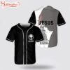 Custom Name Jesus Christian Cross Baseball Jersey Shirt