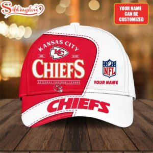 Custom Name Kansas City Chiefs National Football League Baseball Cap
