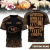 Custom Name Kansas City Chiefs NFL Hunting Season 3D Shirt