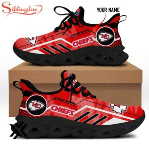Custom Name Kansas City Chiefs NFL Sport Max Soul Shoes