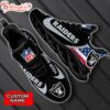 Custom Name Las Vegas Raiders NFL Logo Team Max Soul Shoes For Fans