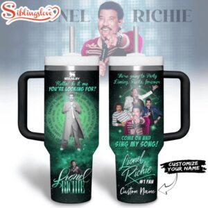 Custom Name Lionel Riche Tumbler 40Oz With Handle