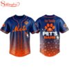 Custom Name Mets 2026 Fur Family Pet Baseball Jersey Shirt