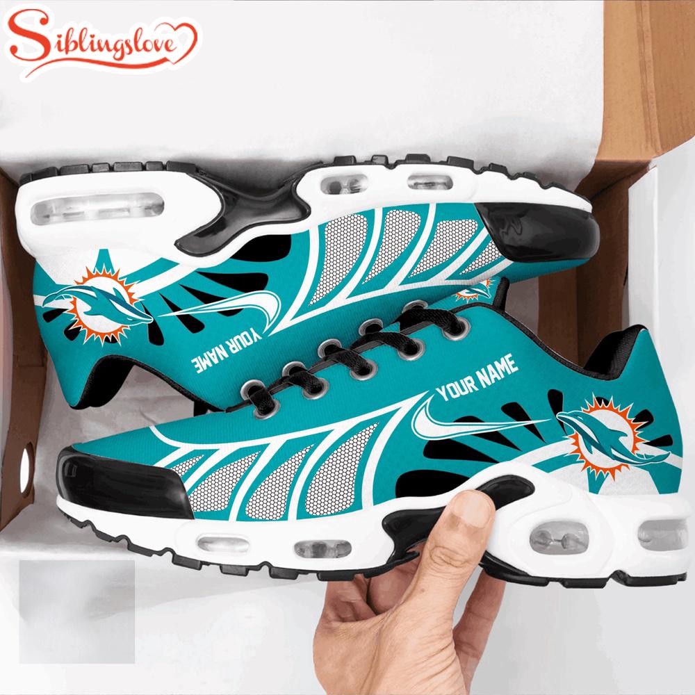 Custom Name Miami Dolphins Air Max Plus Shoes For Fans Custom Name Miami Dolphins Air Max Plus Shoes For Fans