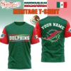 Custom Name Miami Dolphins Mexican 3D Shirt Gift For Fans