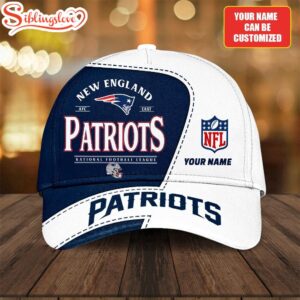 Custom Name New England Patriots National Football League Baseball Cap
