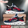 Custom Name New England Patriots NFL Sport Max Soul Shoes For Fans
