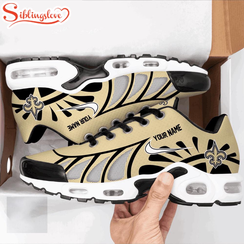 Custom Name New Orleans Saints Air Max Plus Shoes For Fans Custom Name New Orleans Saints Air Max Plus Shoes For Fans