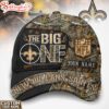 Custom Name New Orleans Saints NFL The Big One Hunting Classic Cap