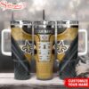 Custom Name New Orleans Saints Sneaker NFL Tumbler 40Oz Handle