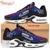 Custom Name NFL New York Giants Air Max Plus Shoes For Fans