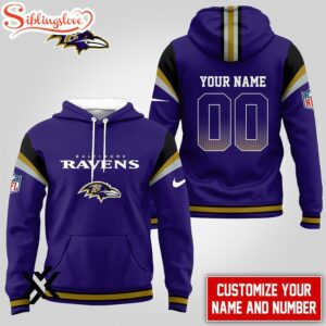 Custom Name Number Baltimore Ravens…
