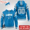 Custom Name Number Detroit Lions 3D Shirt Gift For Fans