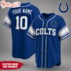 Custom Name Number Indianapolis Colts NFL Team Pride Baseball Jersey