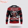Custom Name Number Megadeth We Dance Like Marionettes Swaying To The Symphony Ugly Merry Christmas Sweater