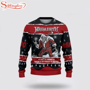 Custom Name Number Megadeth We…
