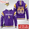 Custom Name Number Minnesota Vikings 3D Shirt Gift For Fans