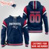 Custom Name Number New England Patriots 3D Shirt Gift For Fans