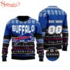 Custom Name Number Nfl Buffalo Bills Rugby Ugly Christmas Sweater