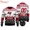 Custom Name Number Nfl Chicago Bears Playing Field Ugly Christmas Sweater