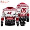 Custom Name Number Nfl Chicago Bears Playing Field Ugly Christmas Sweater