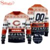 Custom Name Number Nfl Cincinnati Bengals Playing Field Ugly Christmas Sweater