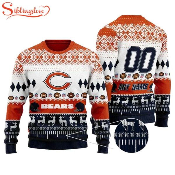 Custom Name Number Nfl Cincinnati Bengals Playing Field Ugly Christmas Sweater