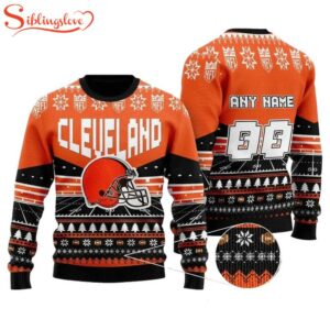 Custom Name Number Nfl Cincinnati Bengals Rugby Ugly Christmas Sweater