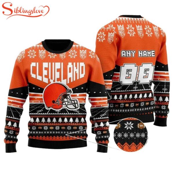 Custom Name Number Nfl Cincinnati Bengals Rugby Ugly Christmas Sweater