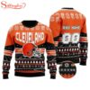 Custom Name Number Nfl Cleveland Browns Rugby Ugly Christmas Sweater
