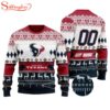 Custom Name Number Nfl Indianapolis Colts Playing Field Ugly Christmas Sweater