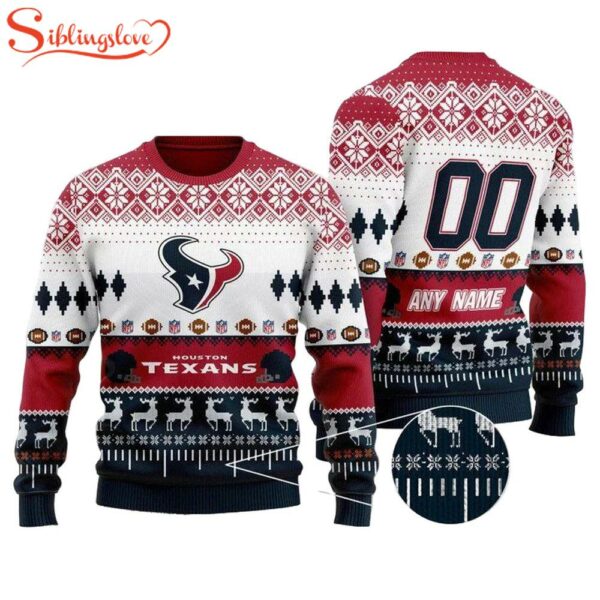 Custom Name Number Nfl Indianapolis Colts Playing Field Ugly Christmas Sweater