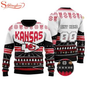 Custom Name Number Nfl Kansas…