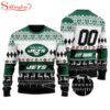 Custom Name Number Nfl Philadelphia Eagles Playing Field Ugly Christmas Sweater