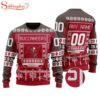 Custom Name Number Nfl Tampa Bay Buccaneers Playing Field Ugly Christmas Sweater