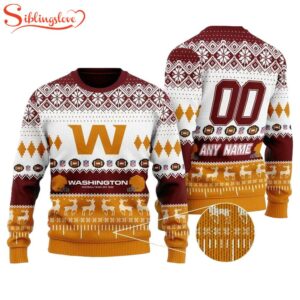 Custom Name Number Nfl Washington…