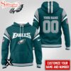Custom Name Number Philadelphia Eagles 3D Shirt Gift For Fans